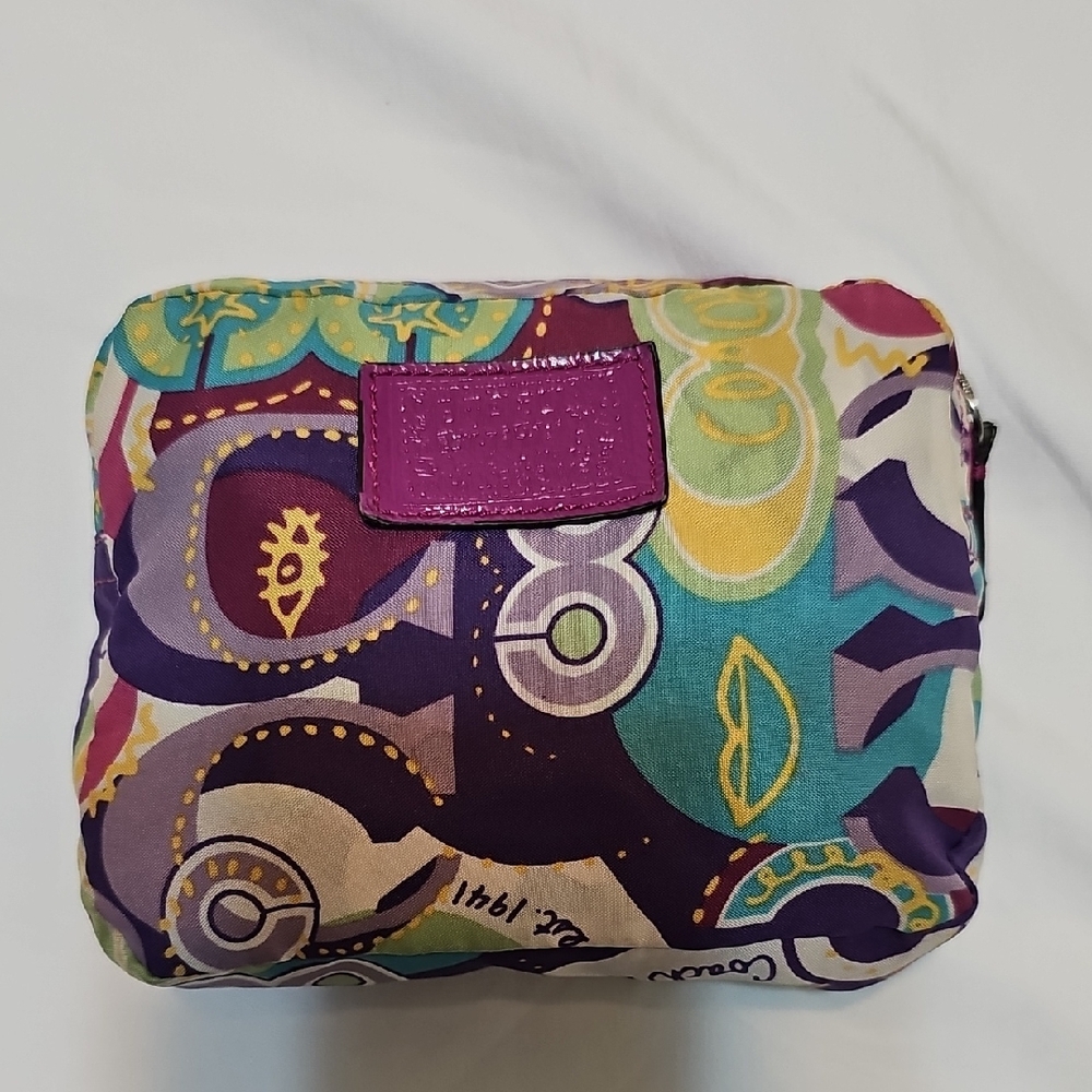 Coach Nylon Folding Foldable Shopping Shopper's Market Tote Bag